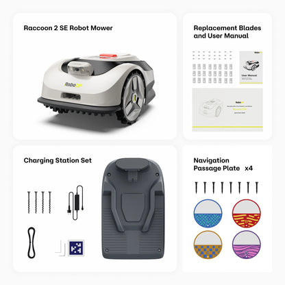 Tondeuse à gazon robot RoboUP Raccoon 2 SE