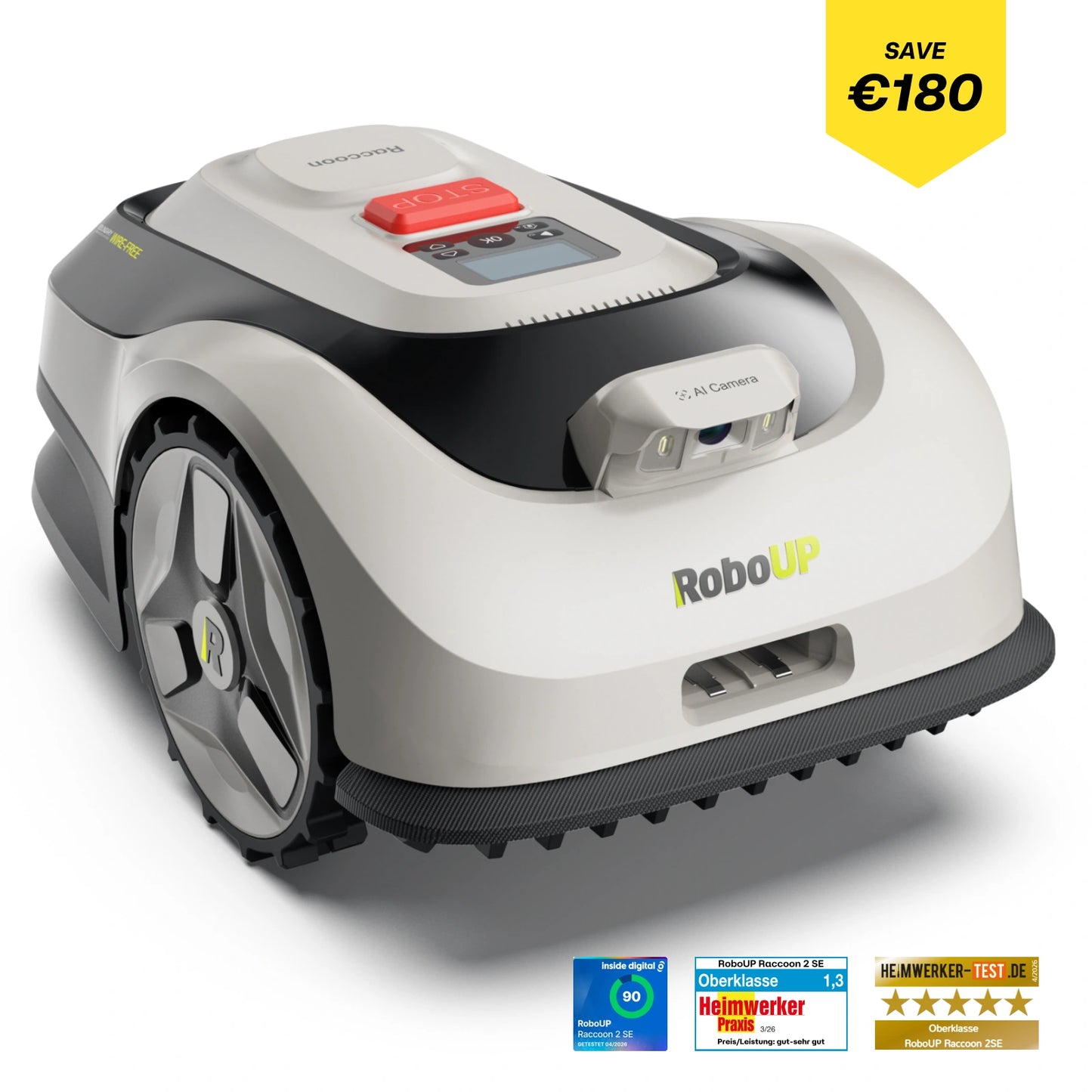 Tondeuse à gazon robot RoboUP Raccoon 2 SE