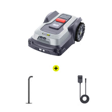 Robot tondeuse RoboUP TM01 T1200 Pro + tige de montage murale RTK + adaptateur de station de base RTK