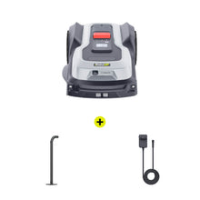 Tondeuse robot RoboUP TM01 T600 + tige de montage mural RTK + adaptateur de station de base RTK