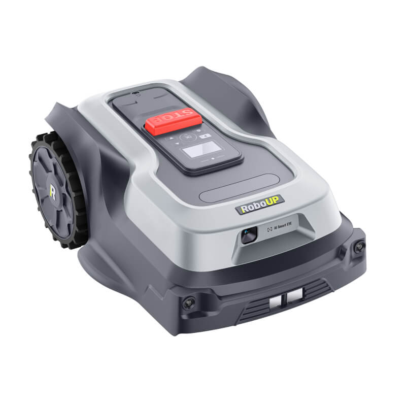Tondeuse robot RoboUP TM01 T600 + tige de montage mural RTK + adaptateur de station de base RTK