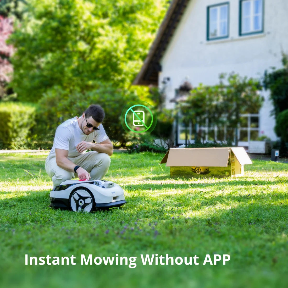 Tondeuse à gazon robot RoboUP Raccoon 2 SE